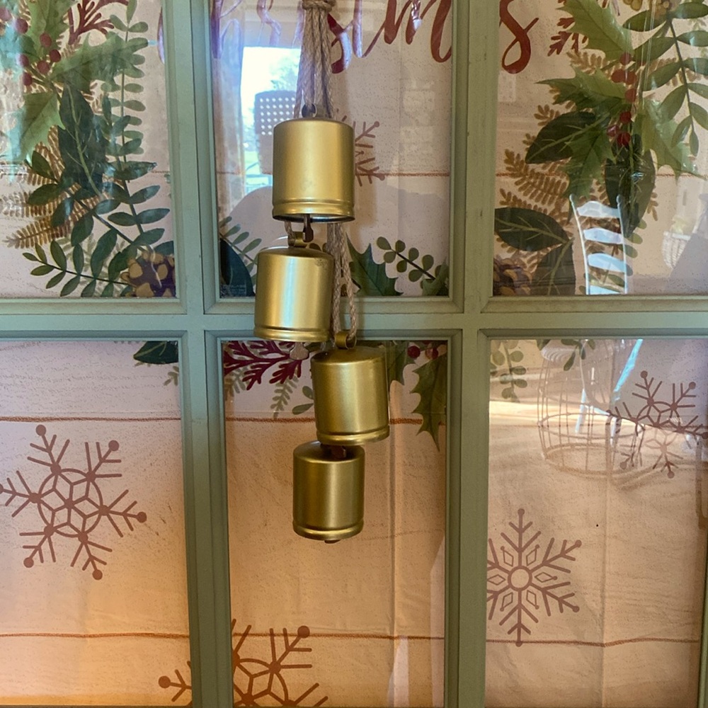 Gold Christmas Bells